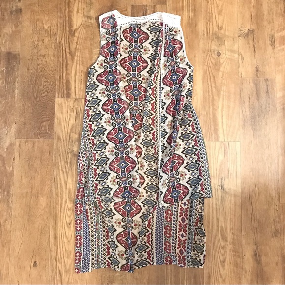 Hippie Laundry Women’s Sheer High-Low Vest Size Medium - Picture 1 of 4
